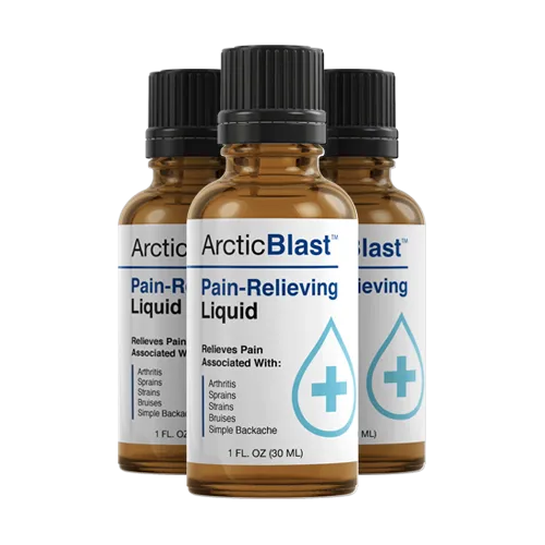 3 bottles of Arctic Blast.